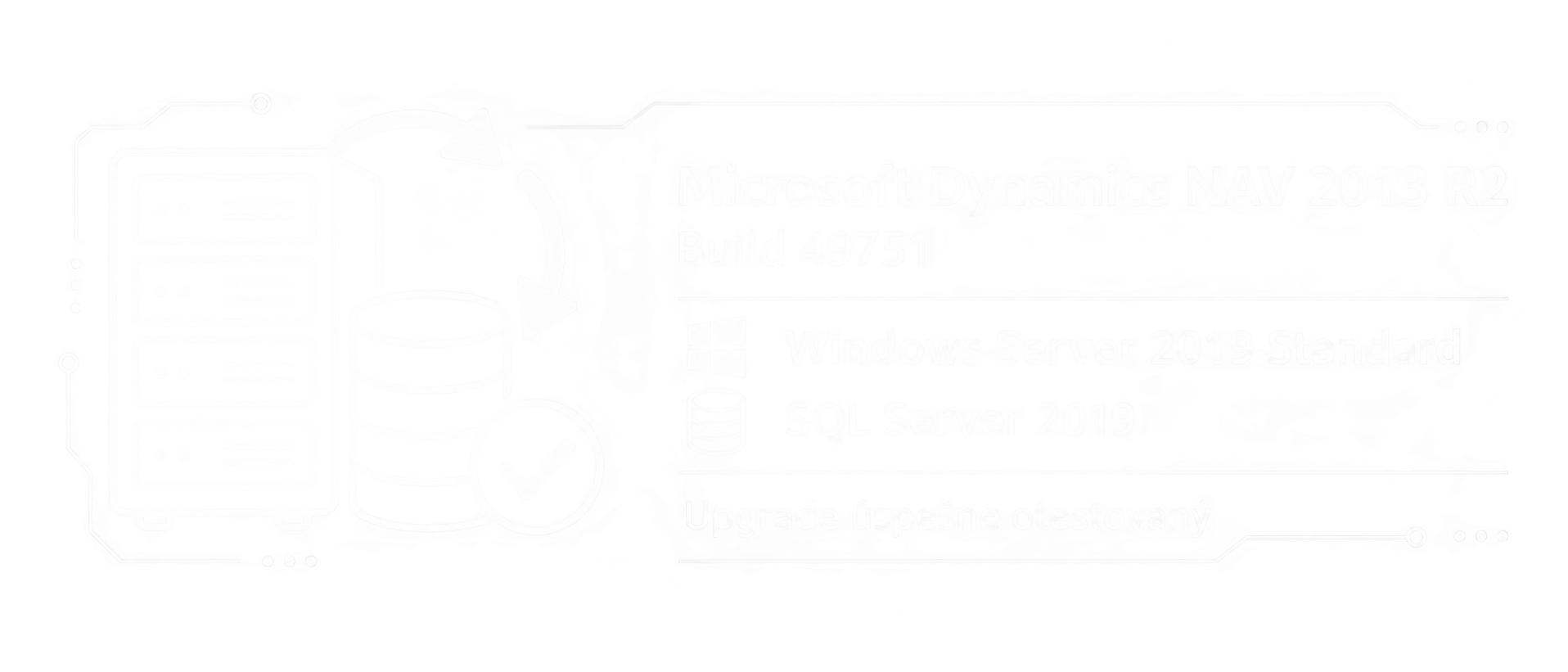 Microsoft Dynamics NAV 2013 R2 na Windows Server 2019 a SQL Server 2019