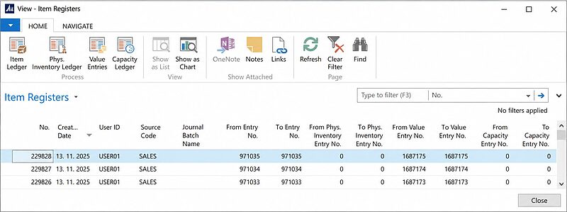 Item Registers in Microsoft Dynamics NAV – What Are They and How to Use Them?